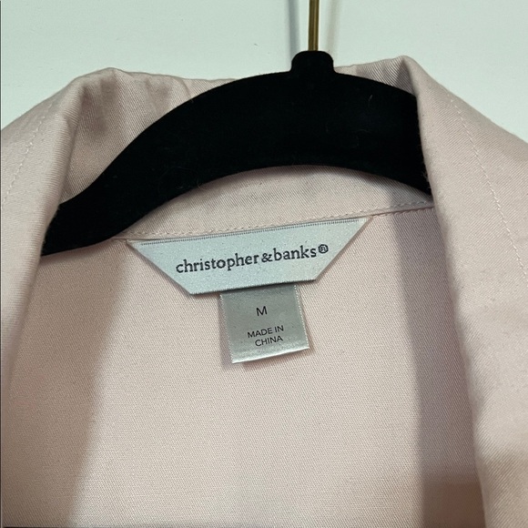 Christopher & Banks Blush Utility Jacket - Picture 2 of 5